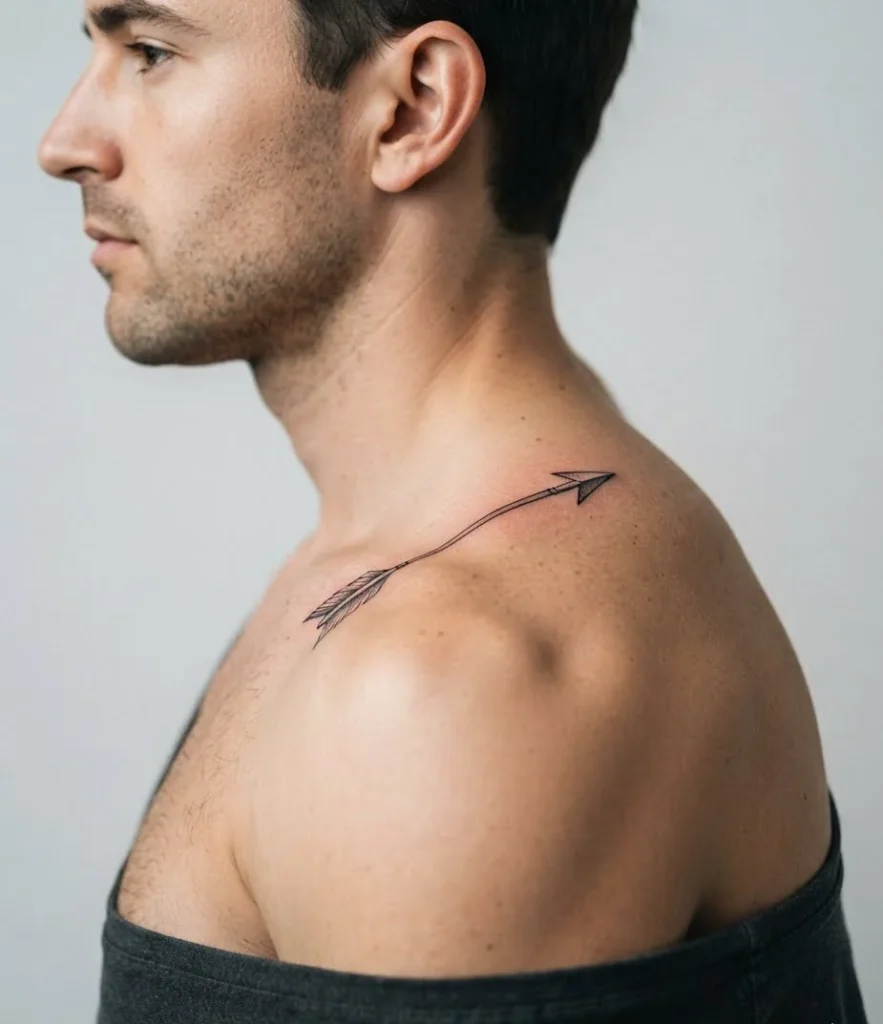 Arrow Shoulder Tattoo