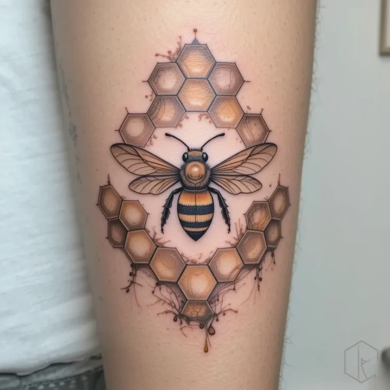 Bee and Honeycomb