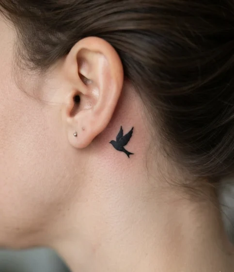 Bird Silhouette Tattoo