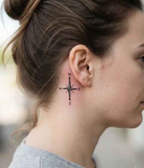Compass Tattoo