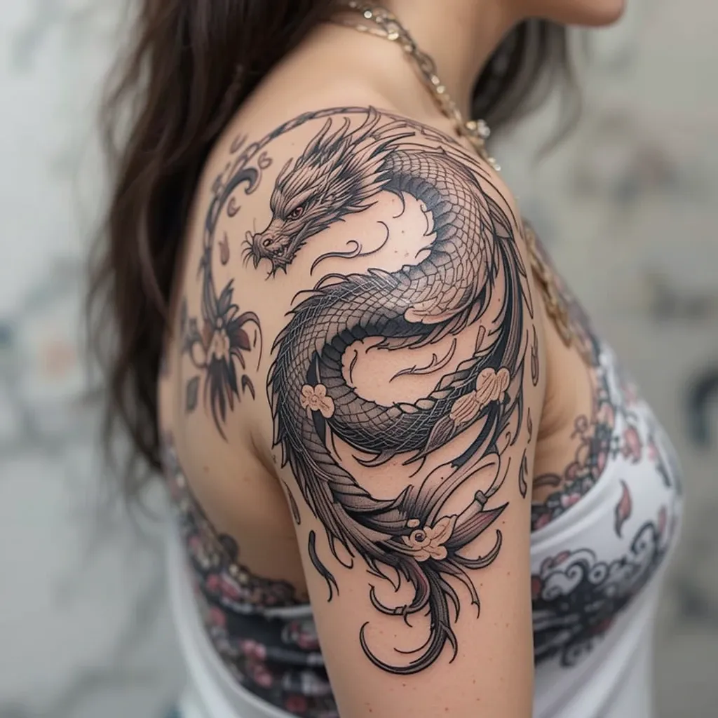 Dragon Shoulder Wrap