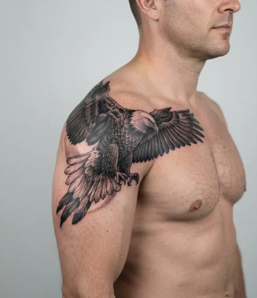 Eagle Shoulder Tattoo
