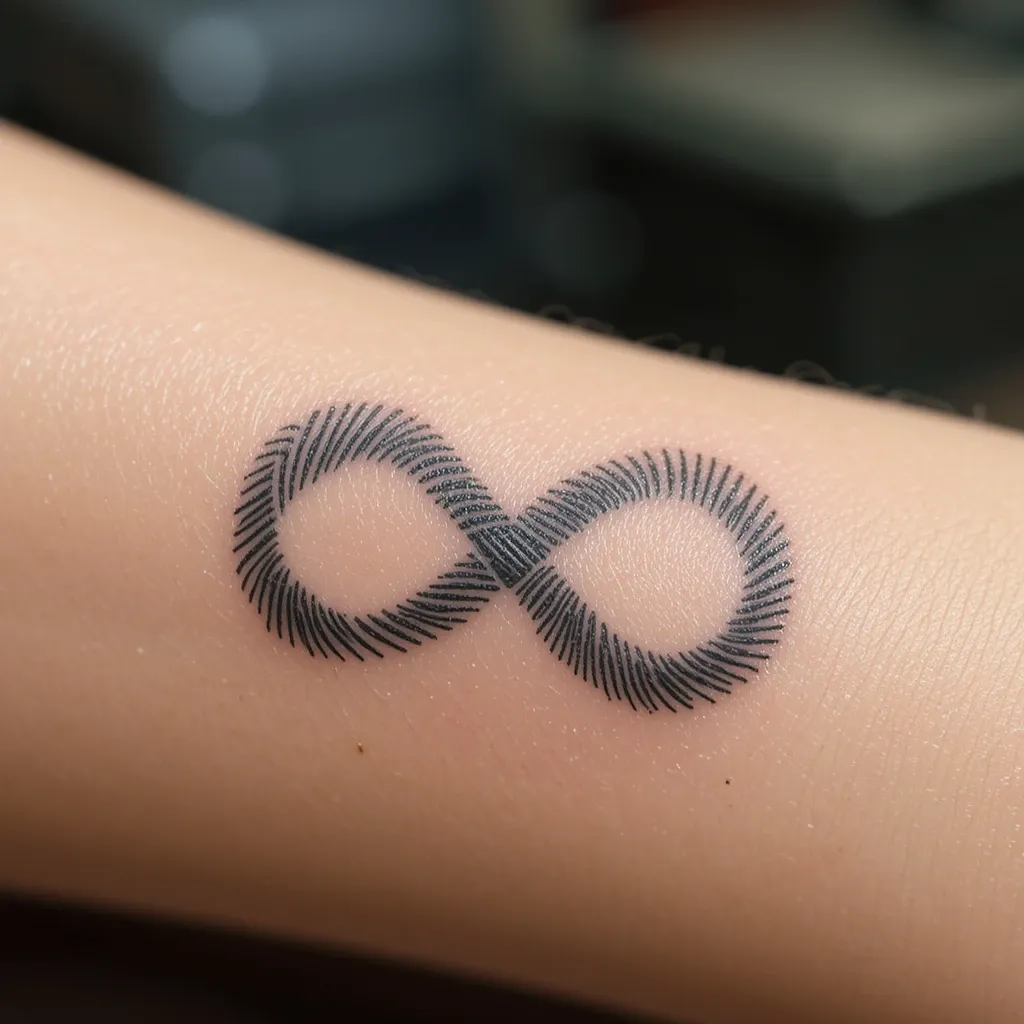 Fingerprint Infinity Symbol