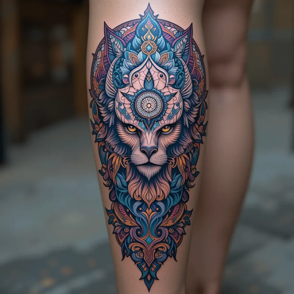 Mandala with Animal Fusion