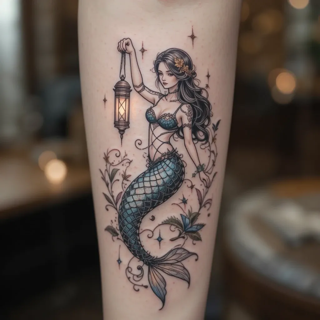 Mermaid with Lantern