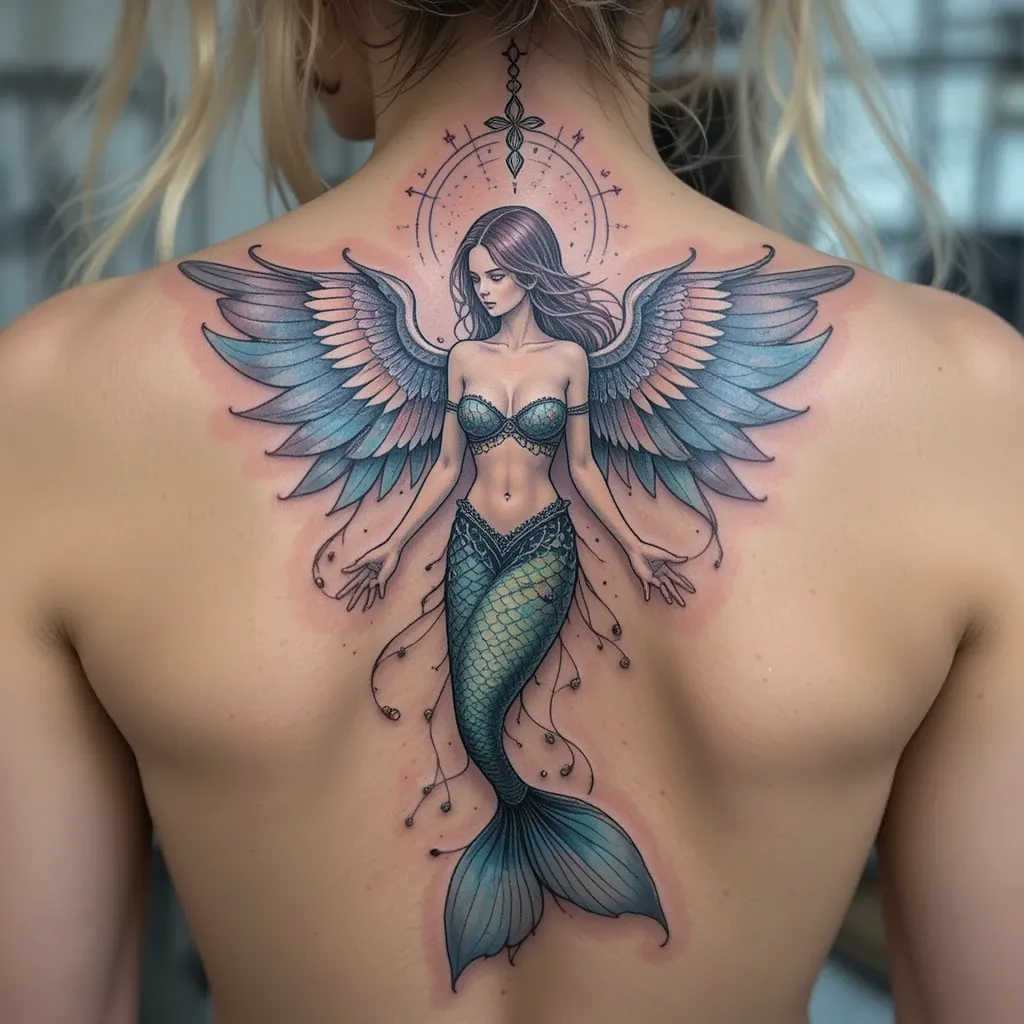 Mermaid with Wings