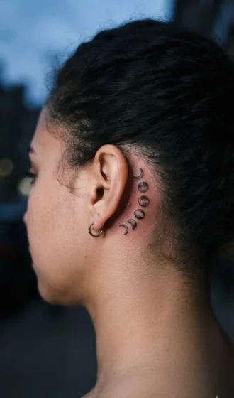 Moon Phases Tattoo