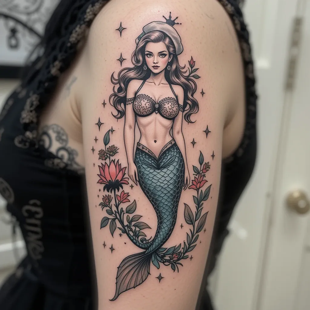 Old-School Mermaid