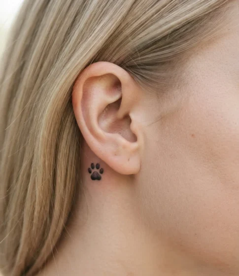 Paw Print Tattoo