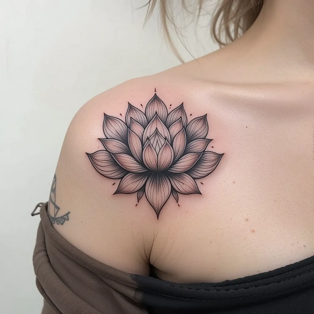 Sacred Lotus Flower