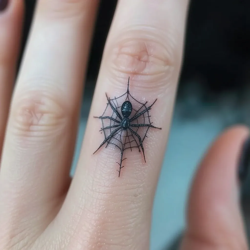 Spider Web Tattoo