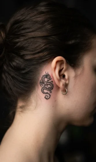Tiny Dragon Tattoo