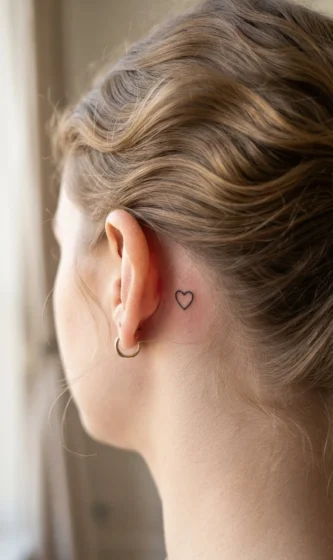 Tiny Heart Tattoo