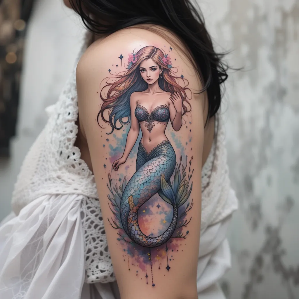 Watercolor Mermaid