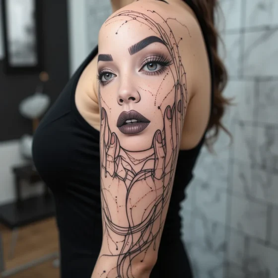 Abstract Line Art Beauty