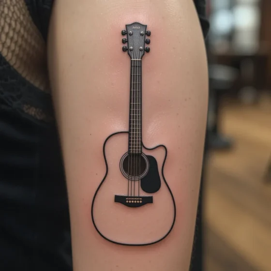 Acoustic Guitar Silhouette