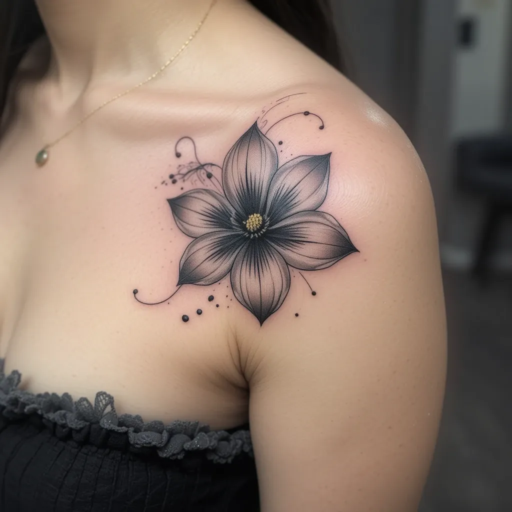 Black and Gray Jonquil