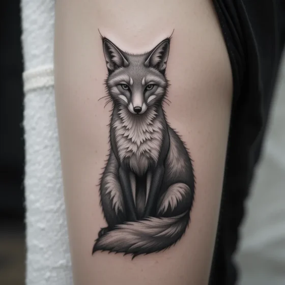Black and Grey Fox