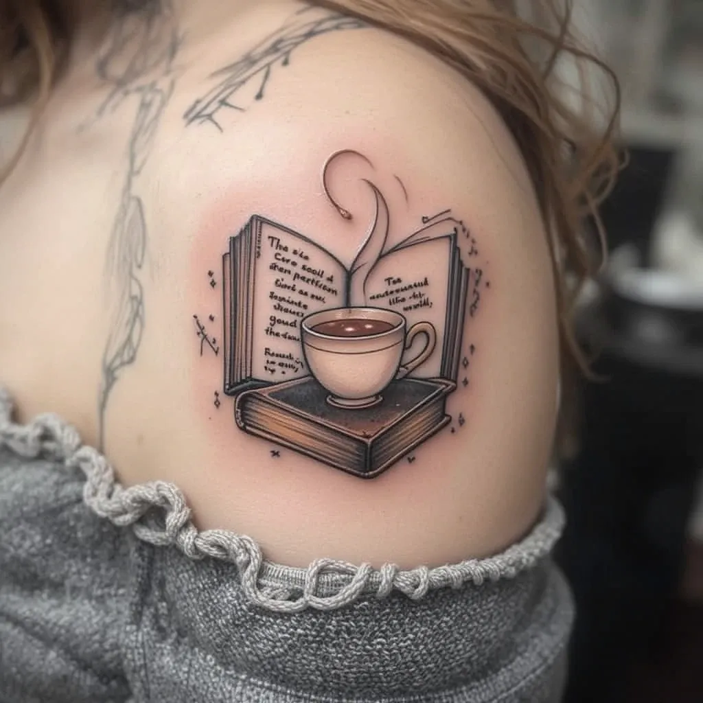 Book with a Tea Cup