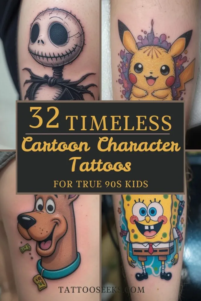 Cartoon Character Tattoos