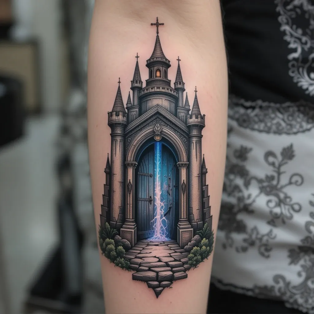 Castle Doorway with a Portal Effect