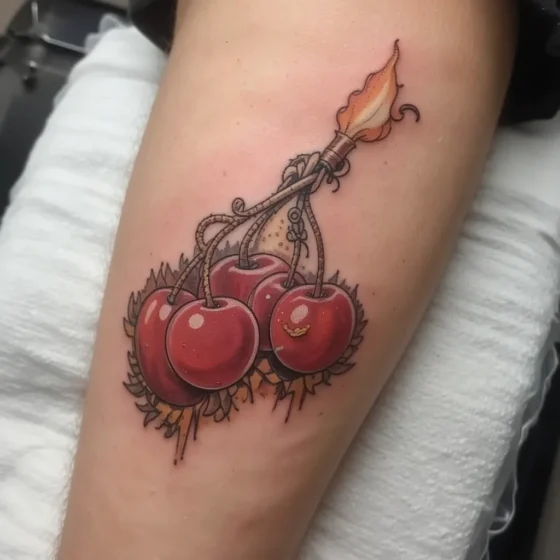 Cherry Bomb Tattoo