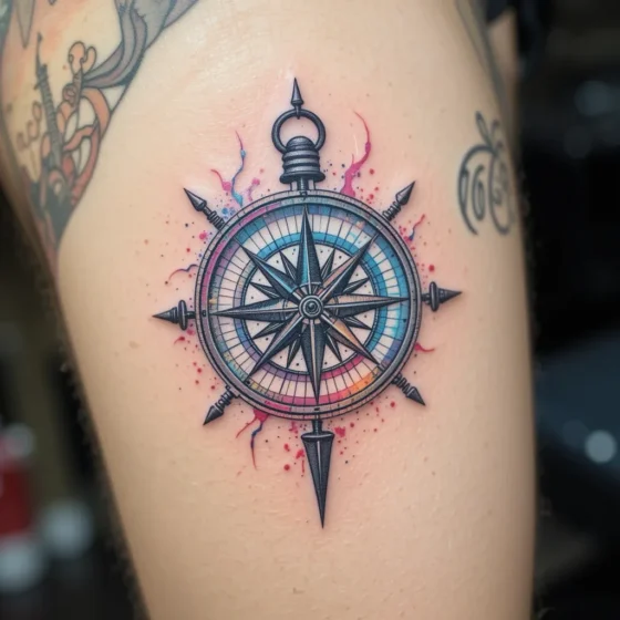 Compass Tattoo