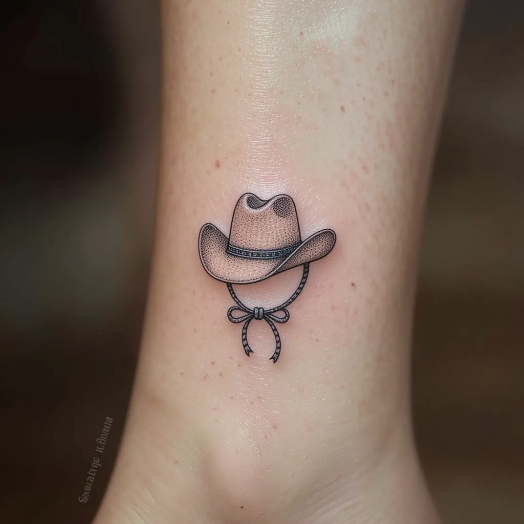 Cowgirl Hat with Rope