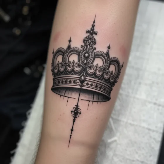 Crown Tattoo for Ambition