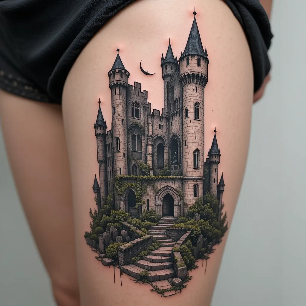 Crumbling Castle Ruins