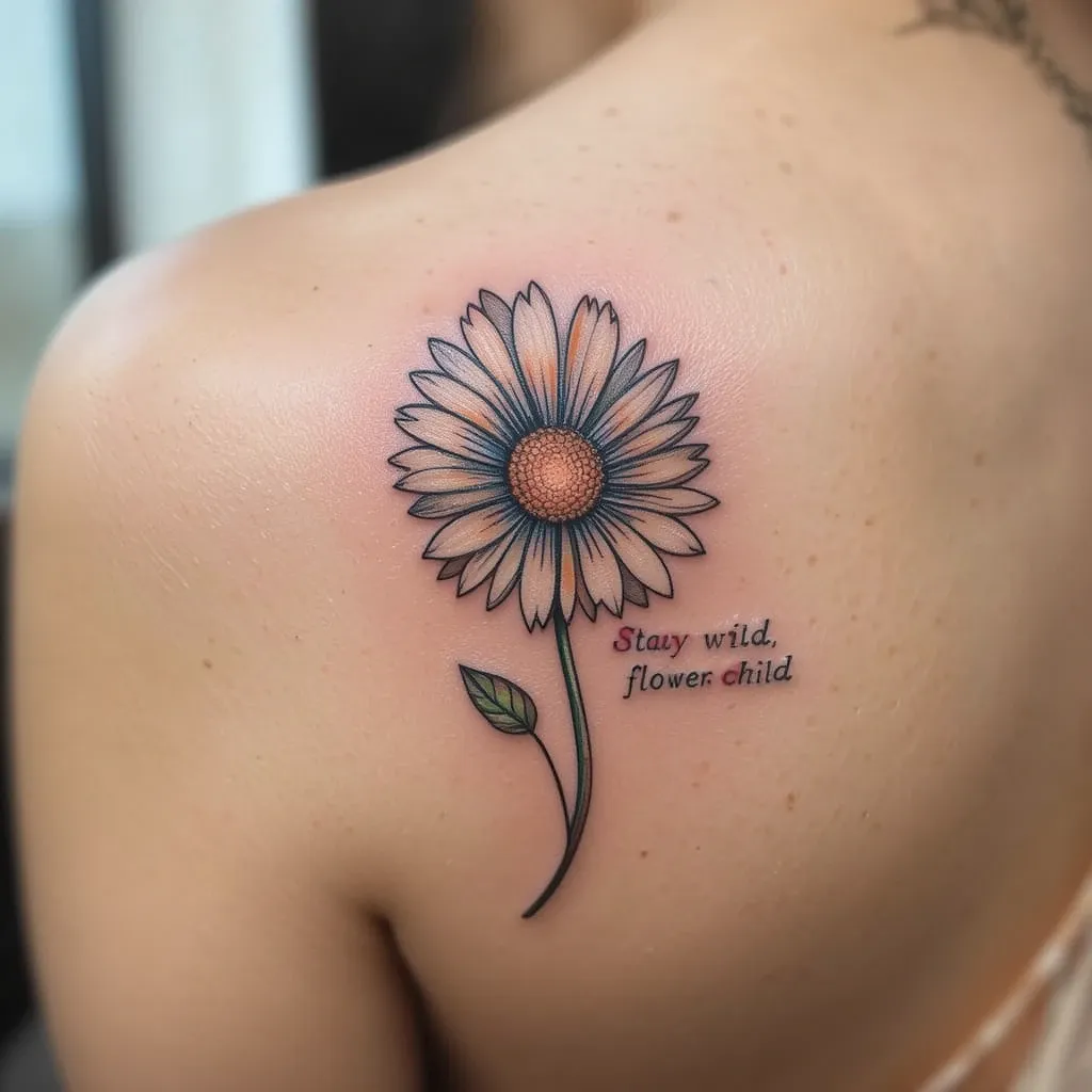  Daisy with a Meaningful Quote