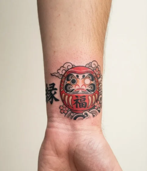 Daruma with Kanji