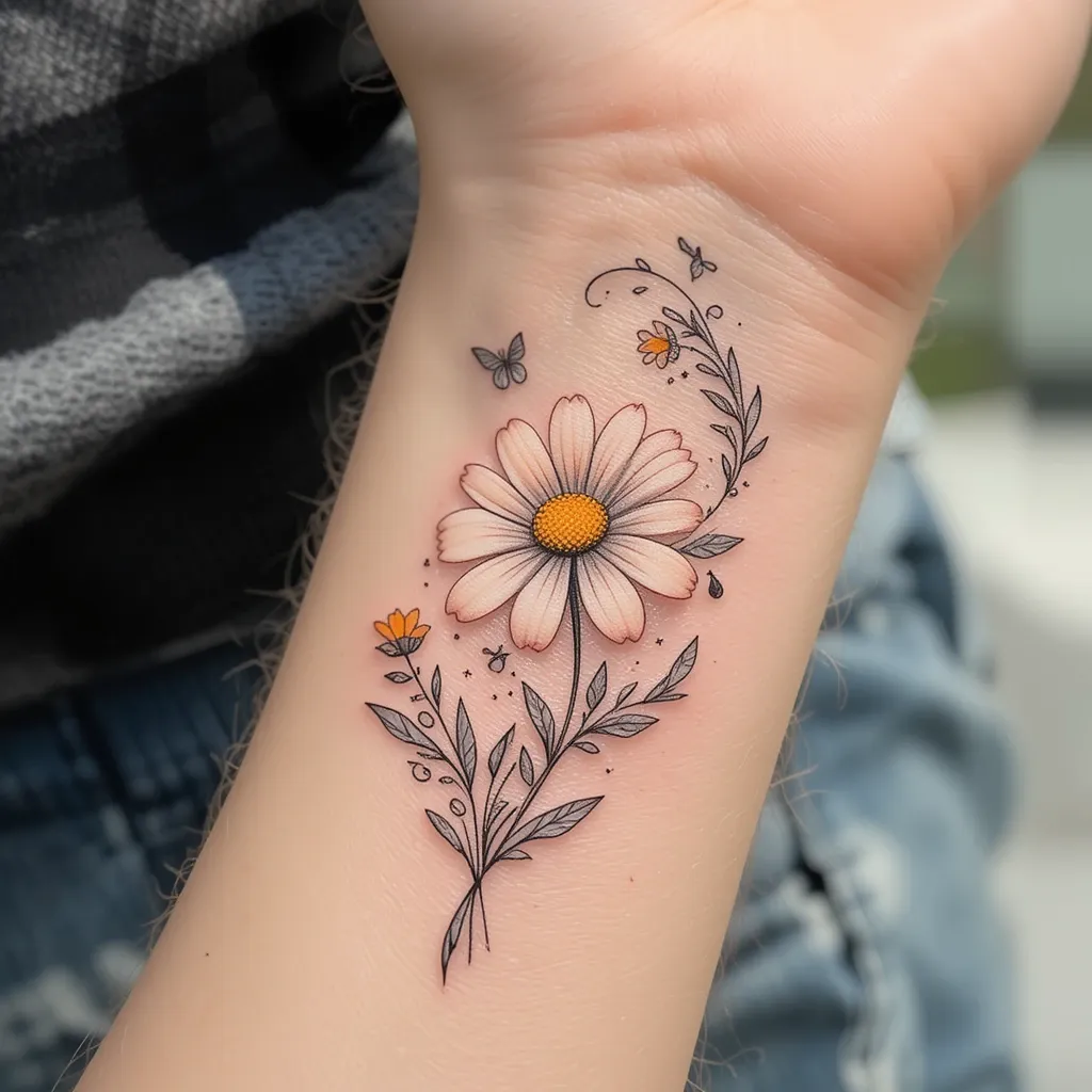 Delicate Wrist Daisy