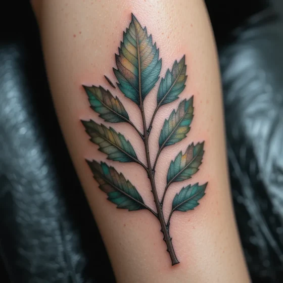 Eucalyptus Leaf Tattoo