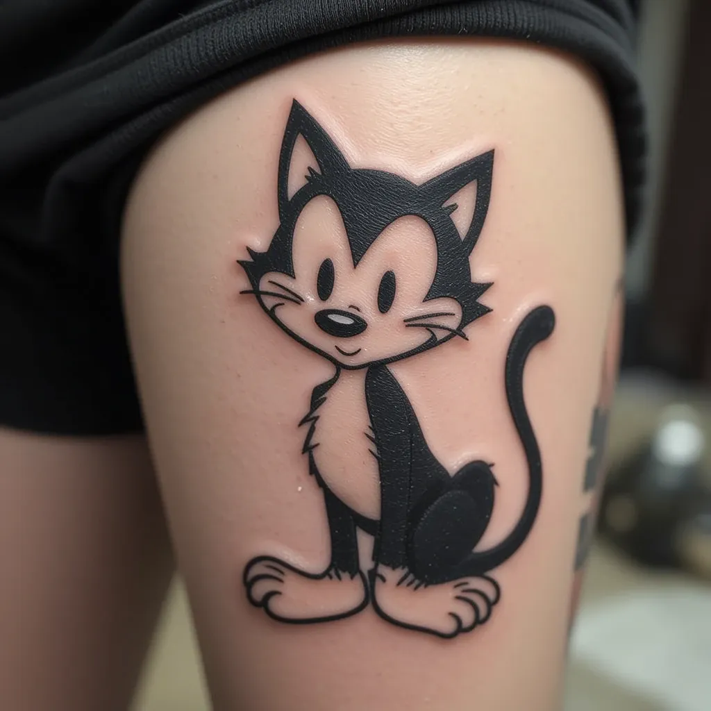 Felix the Cat Tattoo