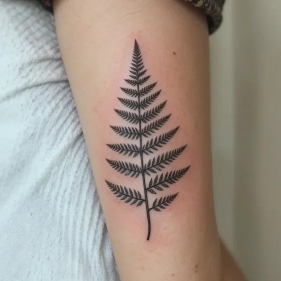 Fern Leaf Tattoo