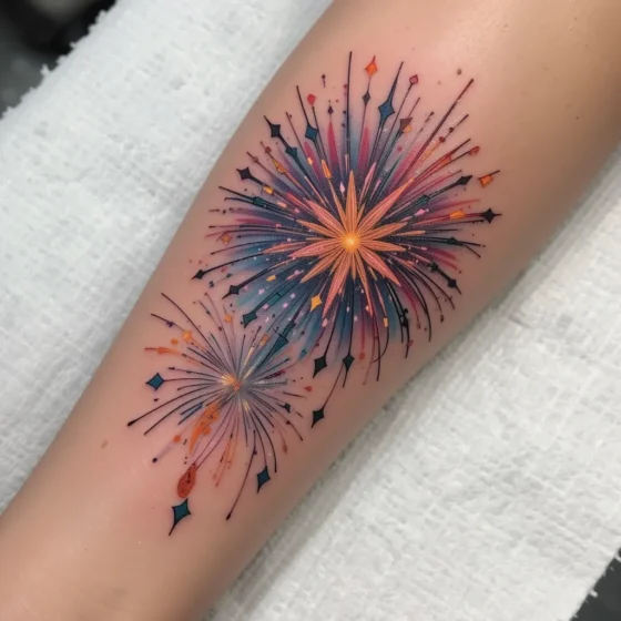  Fireworks Tattoo