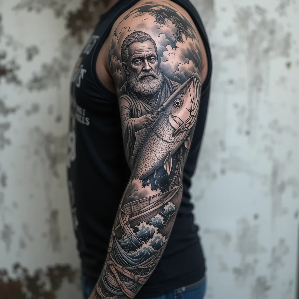 Fisherman Tattoo Sleeve