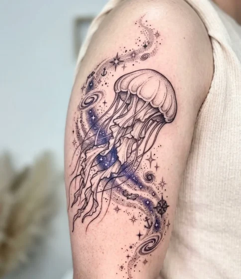 Floating Jellyfish Trailing