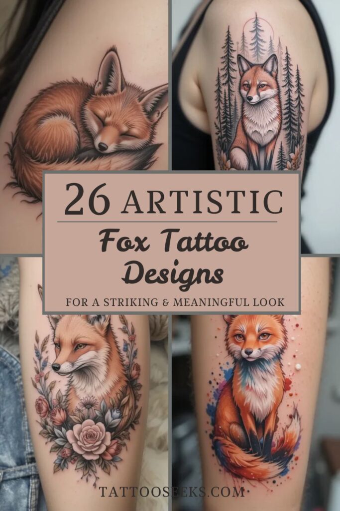 Fox Tattoo Designs