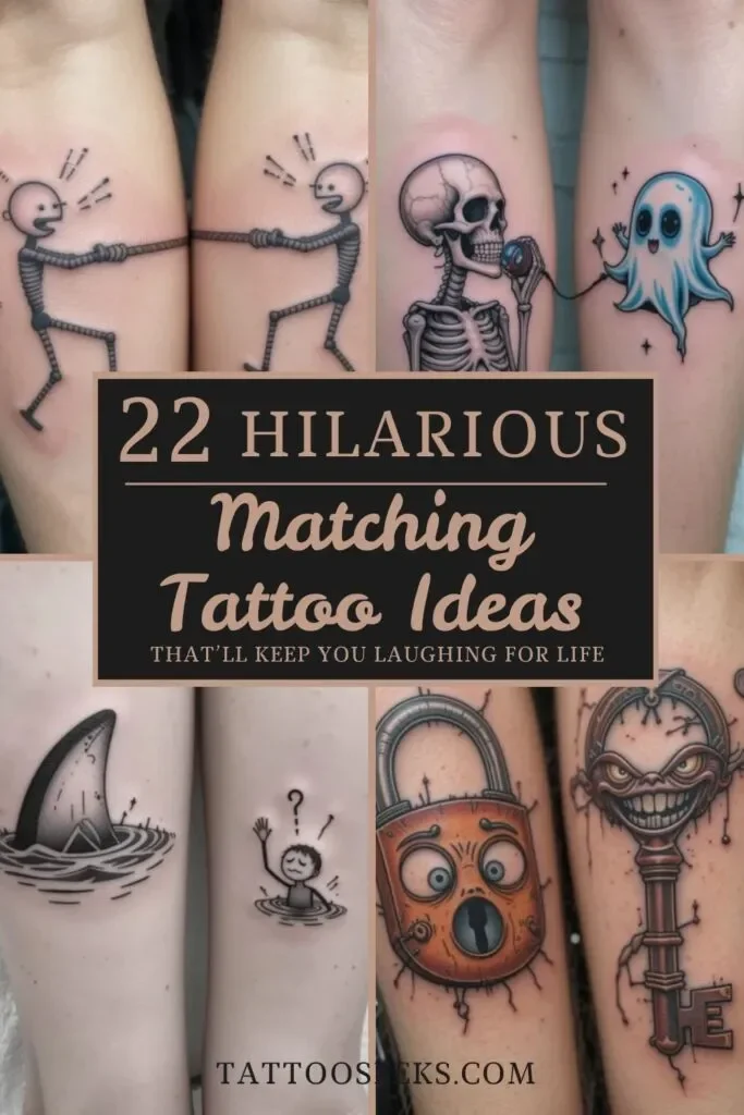 Funny Matching Tattoo Ideas