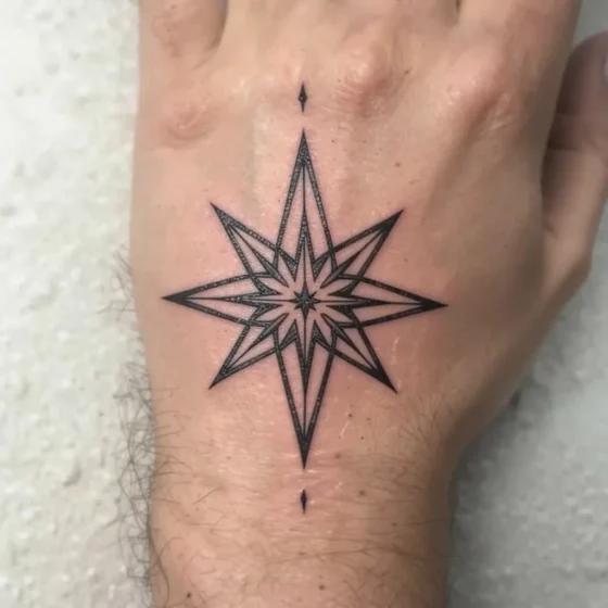 Geometric Star Pattern