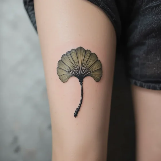 Ginkgo Leaf Tattoo