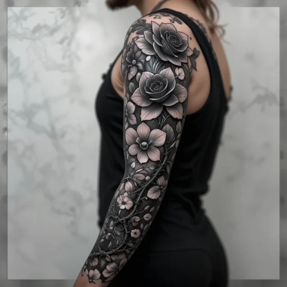 Gothic Floral Elegance