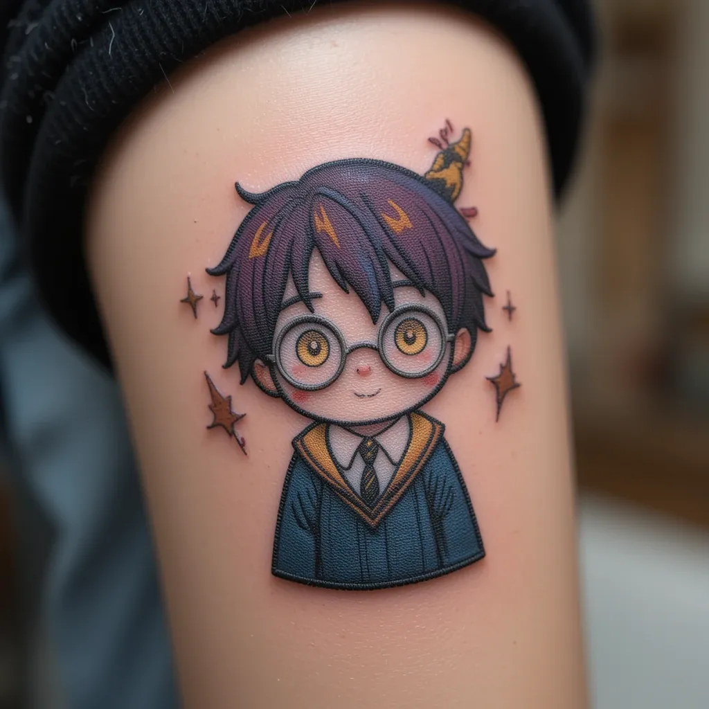 Harry Potter Patch Tattoo