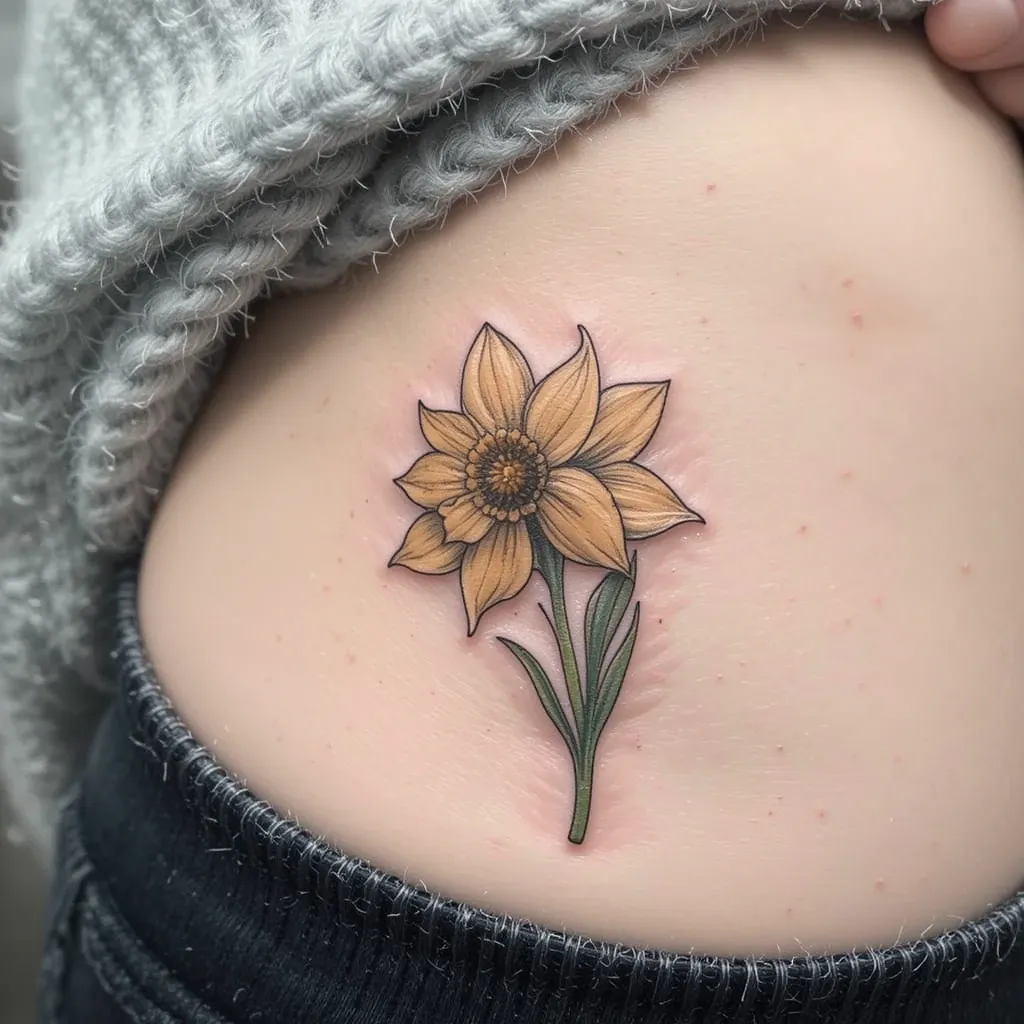 Hidden Daffodil on the Hip