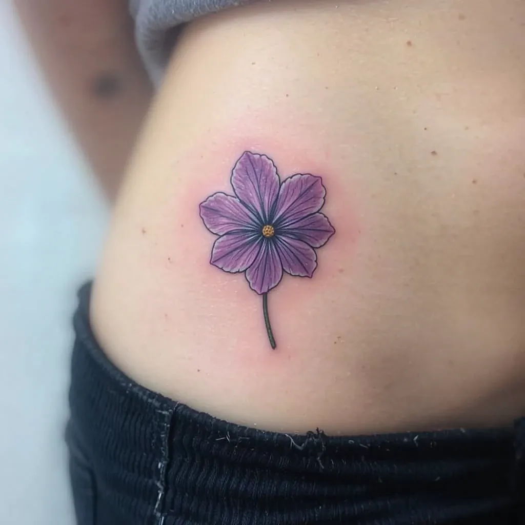Hidden Violet on the Hip