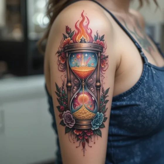 Hourglass Tattoo
