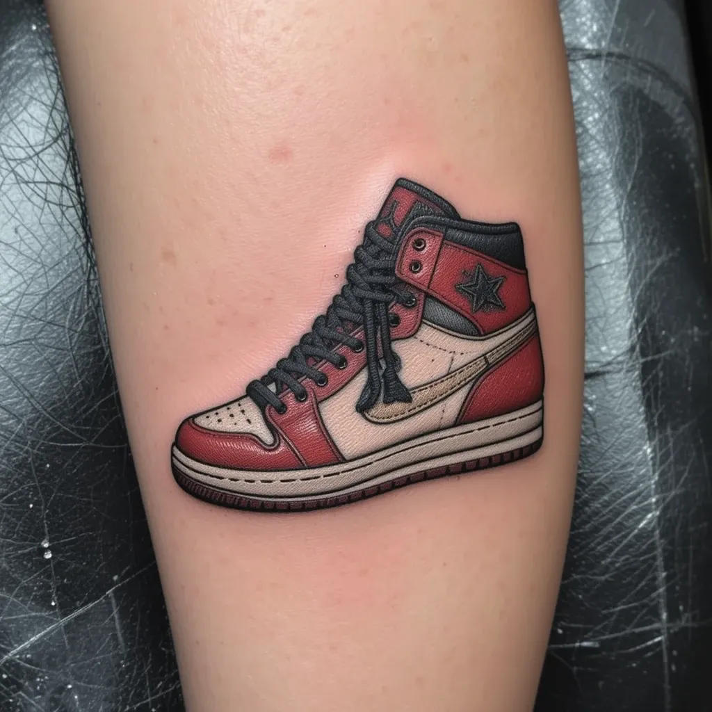 Iconic Shoe Patch Tattoo