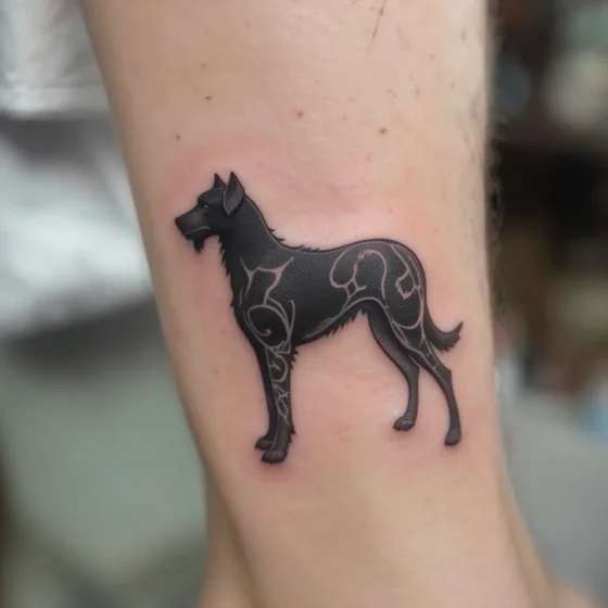 Irish Wolfhound Silhouette